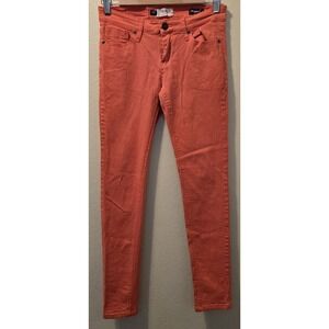 Vigold Jeans Skinny Stretch Coral Jeans Sz 3-4/27 Low-Rise